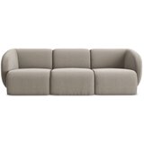 Makamii Svetlo rjava žametna sedežna garnitura 244 cm Lani – | Shoptok.si