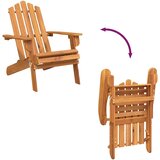  Vrtna stolica Adirondack od masivnog bagremovog drva | shoptok.hr