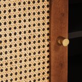 vidaXL Omare in policami za shranjevanje medijev Rjava | Shoptok.si