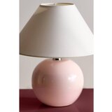Jotex Svetlo rožnata/kremno bela keramična namizna svetilka (višina 29 cm) Karamell – | Shoptok.si