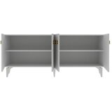 Hanah home komoda hayat KB150 white gold