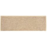  Prostirke za stepenice 15 kom 65x21x4 cm svijetlo bež pravokutni rub | Eponuda.com