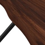  Stol za blagovanje s prirodnim rubom 140 x 80 x 75 cm | shoptok.hr