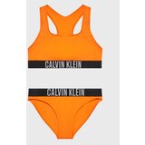 Calvin Klein Swimwear Kopalni kostum KY0KY00027 Oranžna | Shoptok.si