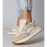 D/CEO marka niezdefiniowana White sneakers with gold detail and studs Urlana | shoptok.hr