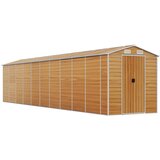 Vrtno spremište svjetlosmeđe 191 x 895 x 198 cm pocinčani čelik | shoptok.hr
