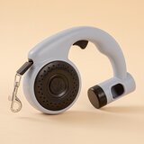INF Večnamenski zložljivi pas za pse z dozirnikom za vrečke za iztrebke - 3m vrvica Black, (5000124576) | Shoptok.si