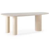 MOME Blagovaonski stol u kamenom dekoru 100x201 cm Daila – Cijene