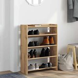 vidaXL stalak za cipele boja hrasta 80x25x61,5 cm konstruirano drvo | shoptok.hr