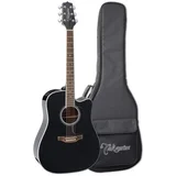 Akustična gitara sa ozvukom GD34CE-BLK, Futrolom