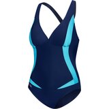 Aqua speed Woman's Swimming Suit Greta Navy Blue/Blue Pattern 04 | shoptok.hr