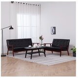  2-dijelni set sofa od umjetne kože crni | shoptok.hr