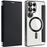  Maska za Samsung S25 Ultra/ S938B crna na preklop Coral Mag Case Book Cene