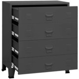  Industrijski ladičar antracit 78 x 40 x 93 cm metalni | Eponuda.com