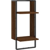 Maison Chic Stenska polica - Viseča Polica s prečko rjavi hrast 30x25x65 cm, (21793957) Cene