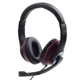 Gembird MHS-03-BKRD slušalice sa mikrofonom, 1x3.5mm black/red | ePonuda.com