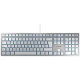 Cherry tipkovnica kc 6000 slim, srebrna, usb, uk sl Cene