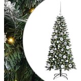 vidaXL Umestno božično drevo med 150 LED Zelena 50 x 50 x 120 cm | Shoptok.si