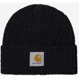 Carhartt WIP Kapa Anglistic Beanie boja: crna, od debelog pletiva, I013193.0JEXX Cijene