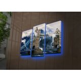 Wallity Set slika sa LED osvetljenjem 3PATDACT-29, 3 Dela | ePonuda.com