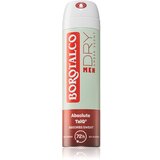 Borotalco men Absolute Extra Dry – Amber dezodorans u spreju 150 ml Cene