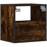 Zidni noćni ormarić dimljeni hrast 40x31x39,5 cm | shoptok.hr