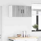 vidaXL Zidni kuhinjski ormarić s policom Siva Sonoma 80 x 31 x 40 cm | shoptok.hr