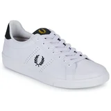 Nizke superge B721 LEATHER Bela