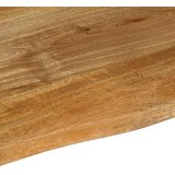 Stolna ploča sa živim rubom 120x60x2,5cm od masivnog drva manga | shoptok.hr