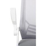MID.YOU vrtljivi stol kovina, umetna masa, tekstil siva, črna, bela | Shoptok.si