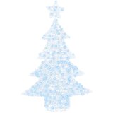 vidaXL Božično drevo med 100 LED Hladno bela 120 cm Akril | Shoptok.si
