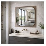 Hanah home Ogledalo Transparenza 65 x 65 Bronze | Eponuda.com