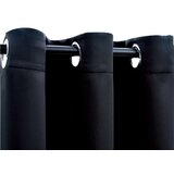 vidaXL Zatemnitvene zavese z obroči 2 kosa črne 97x213 cm blago | Shoptok.si