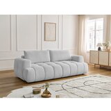 Bobochic Paris Svetlo siva raztegljiva/s prostorom za shranjevanje sedežna garnitura 251 cm Fuji – | Shoptok.si