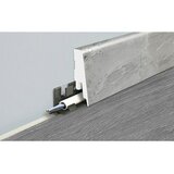 LOGOCLIC Podna kutna lajsna K58 C SILVER LINING (2,4 m x 18 mm x 58 mm, Ravni oblik) | shoptok.hr
