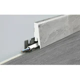 LOGOCLIC Podna kutna lajsna K58 C SILVER LINING (2,4 m x 18 mm x 58 mm, Ravni oblik)