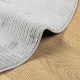  Tepih IZA kratka vlakna skandinavski izgled sivi Ø 120 cm | shoptok.hr