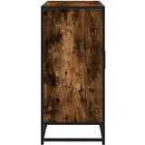 vidaXL Komoda dimljeni hrast 94x35x76 cm konstruirano drvo | shoptok.hr