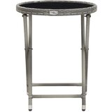  3-dijelni vrtni bistro set od poliratana i kaljenog stakla sivi | shoptok.hr