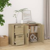  Komoda boja hrasta sonome 100x33x59,5 cm od konstruiranog drva | Eponuda.com