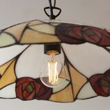 Endon 112197 - Luster na lancu Tiffany INGRAM 1xE27/60W/230V prečnik 45 cm | Eponuda.com