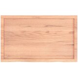  Kupaonska radna ploča svjetlosmeđa 100x60x(2-4) cm masivno drvo | shoptok.hr