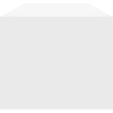 TV omarica bela 100x31x25,5 cm iz umetnega lesa, (21829773) | Shoptok.si