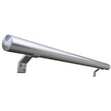  Stenska ograja (aluminij, 2000 mm, srebrna/sijaj) | Shoptok.si