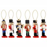  Božićna dekoracija - figurice Orašar, 8 cm, 6 komada | shoptok.hr