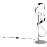 Tri O LED namizna svetilka v srebrni barvi (višina 47 cm) Padua – | Shoptok.si