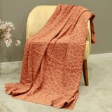 Dekordom frotir prekrivač stone 200x210 - terracota Cene