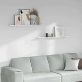  Stenska polica 2 pcs Beli marmor 100 x 9 x 3 cm Konstruiran les, (5000200845) | Shoptok.si