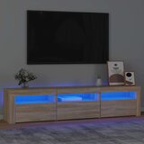 TV ormarić s LED svjetlima boja hrasta sonome 180 x 35 x 40 cm | shoptok.hr