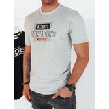 DStreet Grey men's T-shirt with print | shoptok.hr